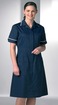 R21 Nurse dress navy with pale blue trim