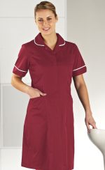 R22 Burgundy zip dress
