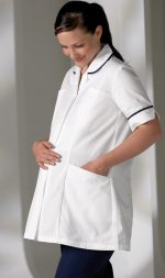 R9 white maternity tunic