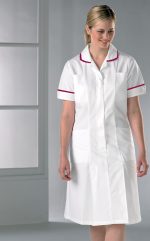 R22 healthcare dress - white