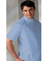 R51 dental male tunic in Pale blue